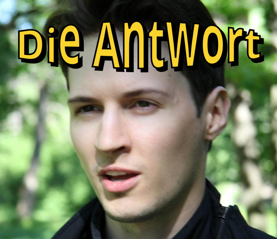 pawel durow antwortet