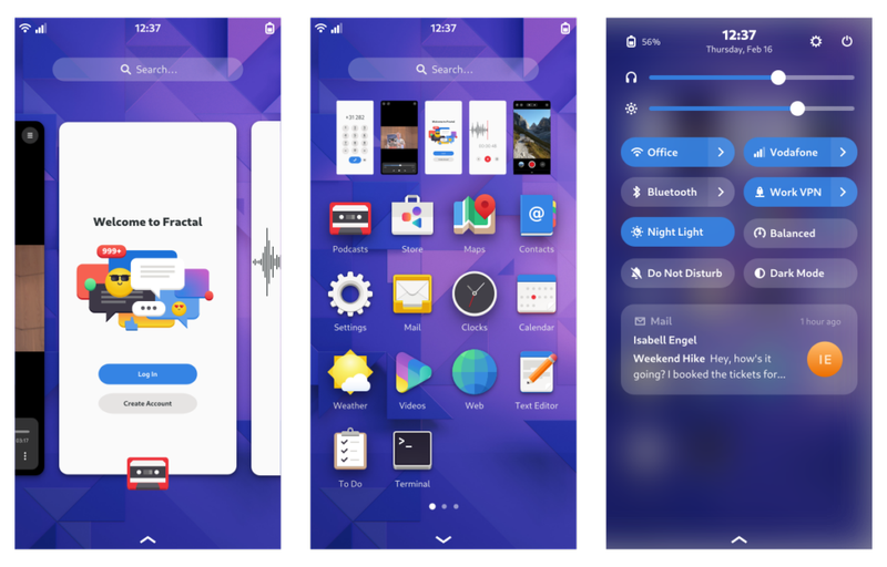 gnome 43 und postmarketos auf einem oneplus 6