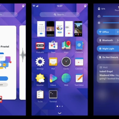 gnome 43 und postmarketos auf einem oneplus 6