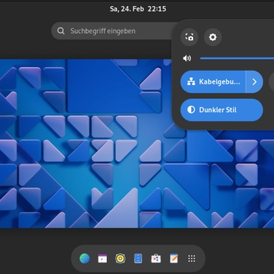 gnome 46 beta ausprobiert