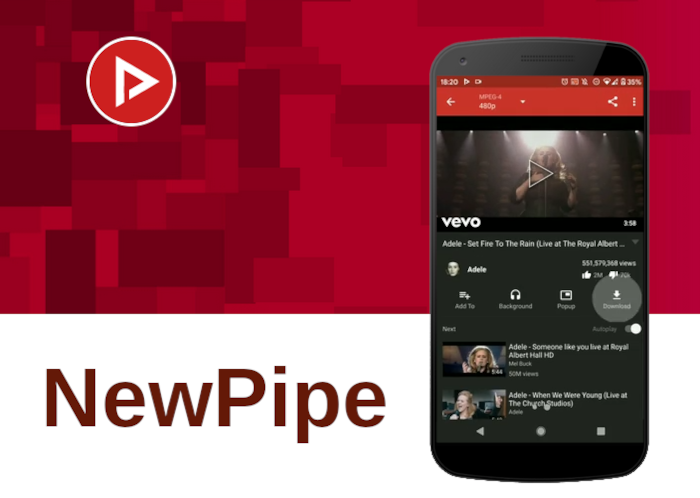 newpipe statt youtube
