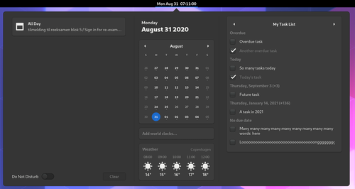 tipp: task widget
