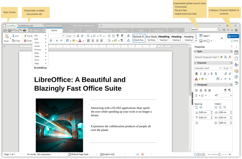 libreoffice 8.0 im neuen kleid