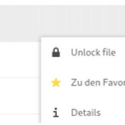 dateien sperren in nextcloud
