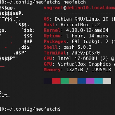 systeminformationen mit neofetch im terminal ausgeben