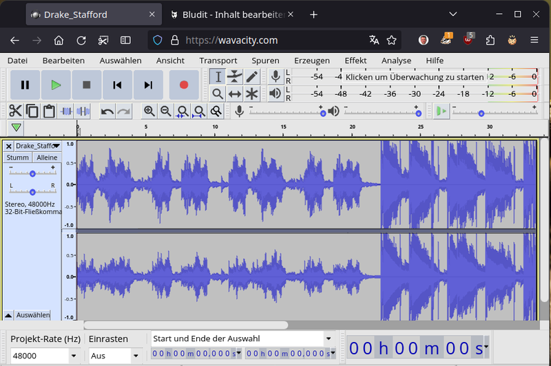 wavacity: audacity für gelegenheitsanwender:innen