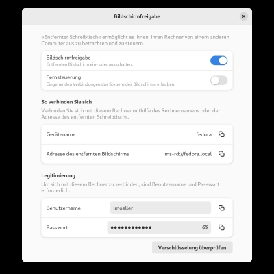 rdp zugriff auf gnome mit wayland