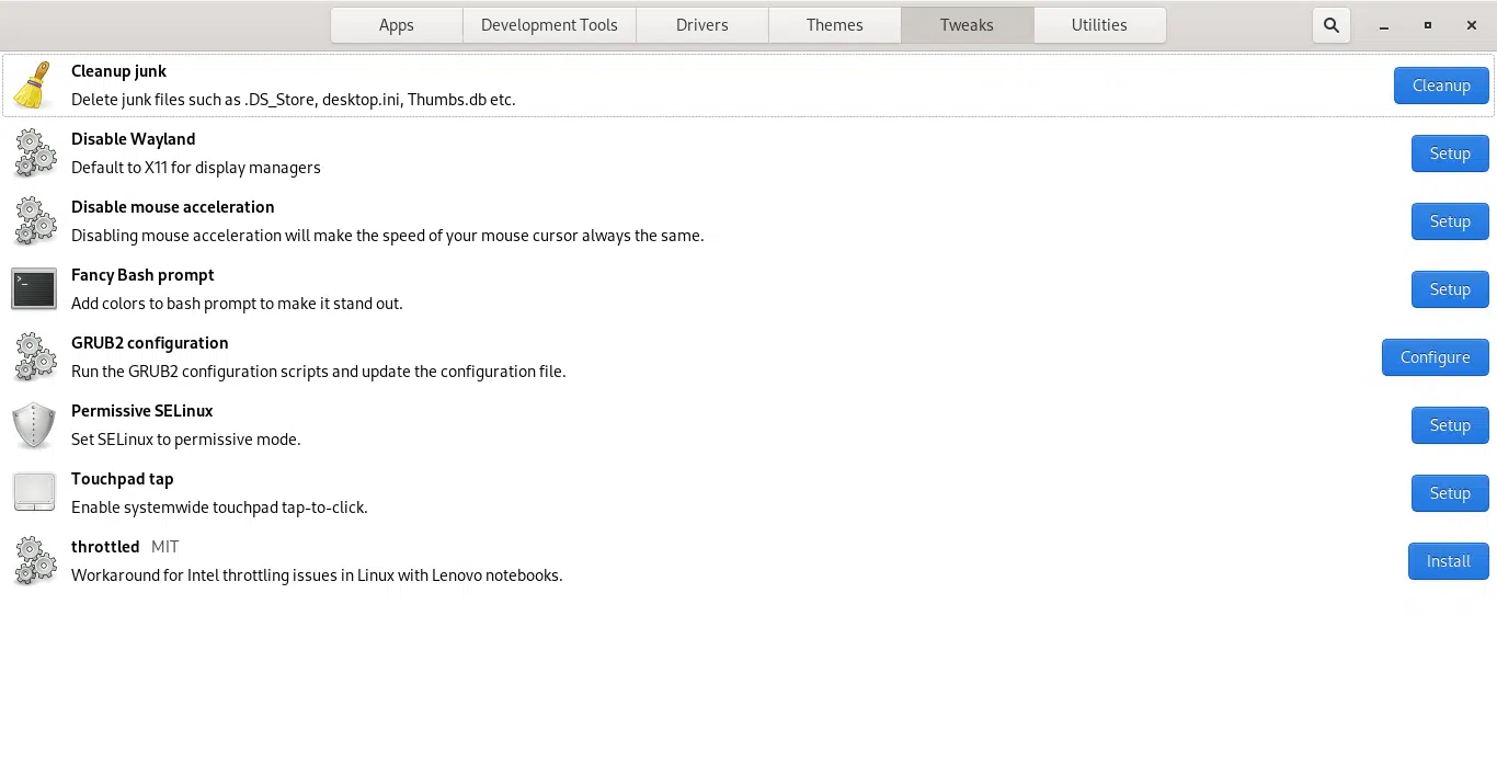 3rd party apps unter fedora mit fedy verwalten