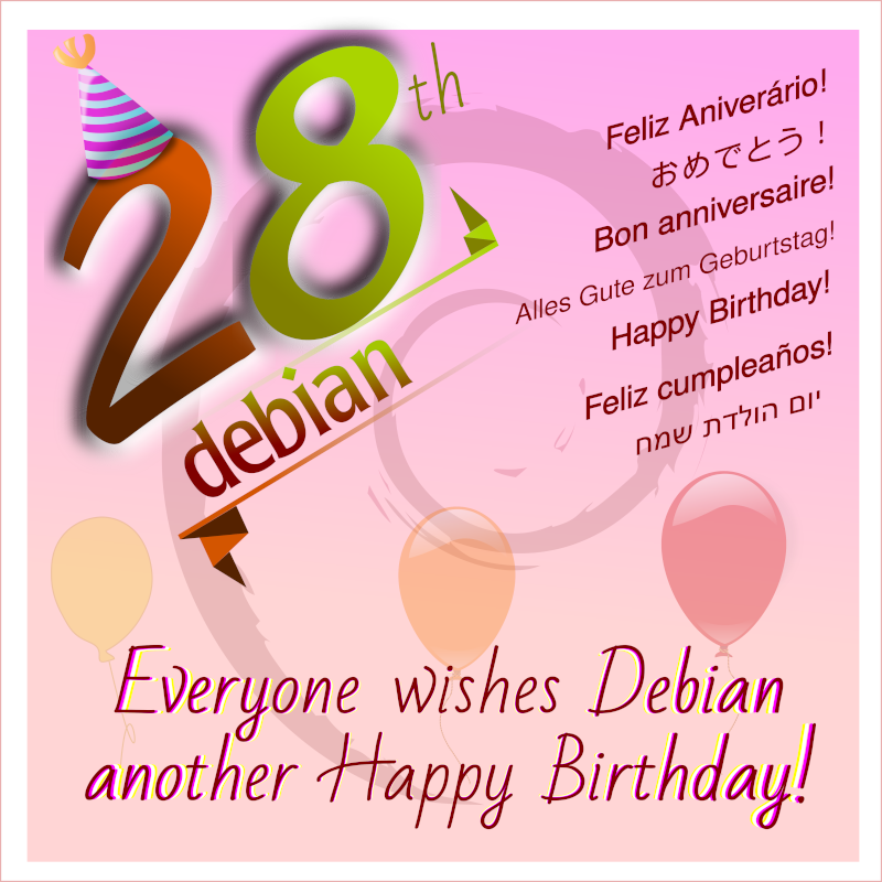 happy birthday debian