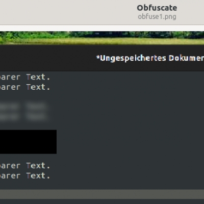 private inhalte verschleiern mit obfuscate
