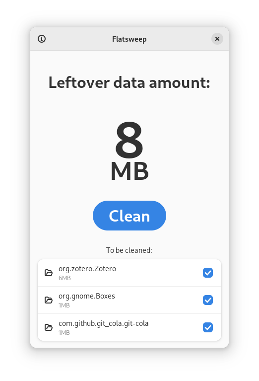 flatsweep: der wischmop für flatpak