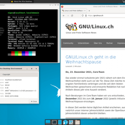 init freedom: void linux