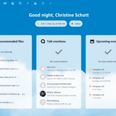 nextcloud hub 20 ist da