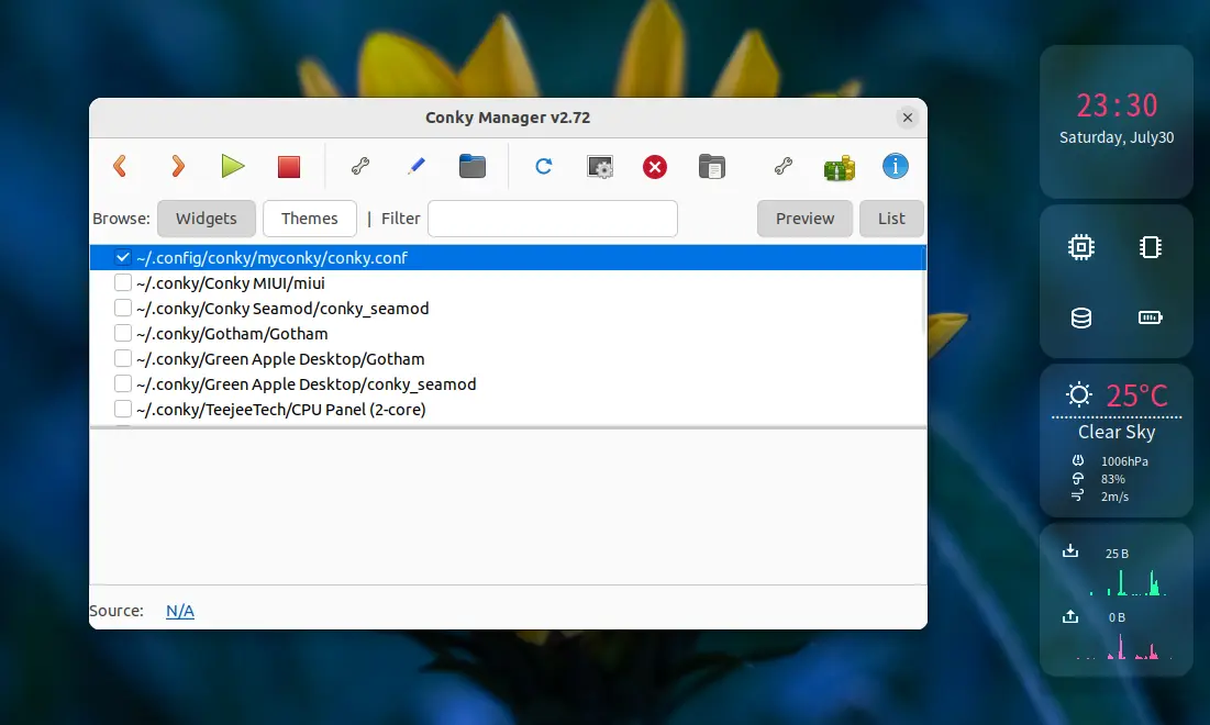 conky manager 2
