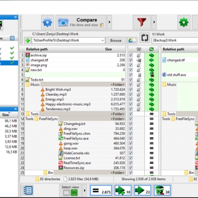 update von freefilesync
