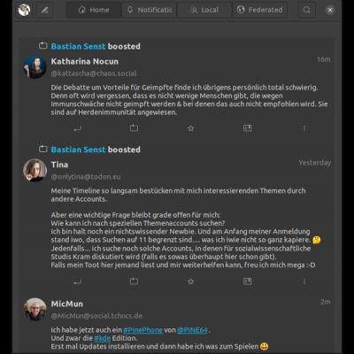 tootle bringt mastodon auf den desktop