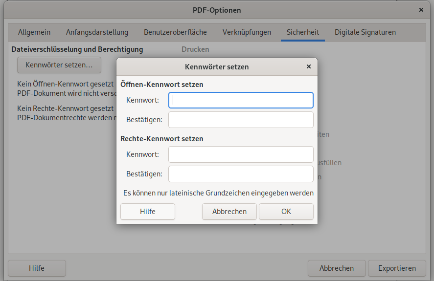 pdf verschlüsselung