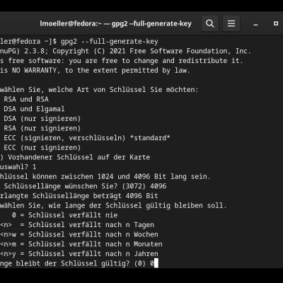 mastodon konto verifizieren mit gpg