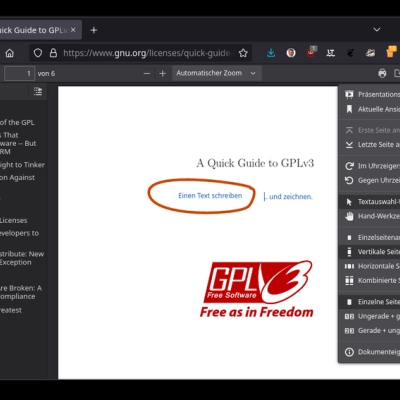 pdf annotieren in firefox